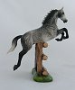 Late For The Ball - OOAK Earthenware Jumping Jack